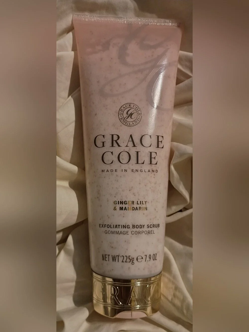 Grace Cole Ginger Lily & Mandarin Exfoliating Body Scrub - 7.6 Oz New